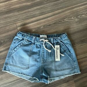 No Boundaries Light Blue Jean Shorts
